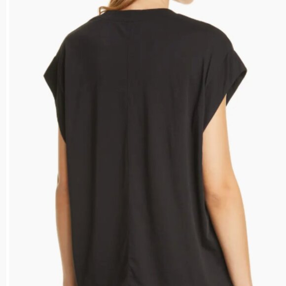 FRAME Le Mid Rise V-Neck T-Shirt - Picture 3 of 7